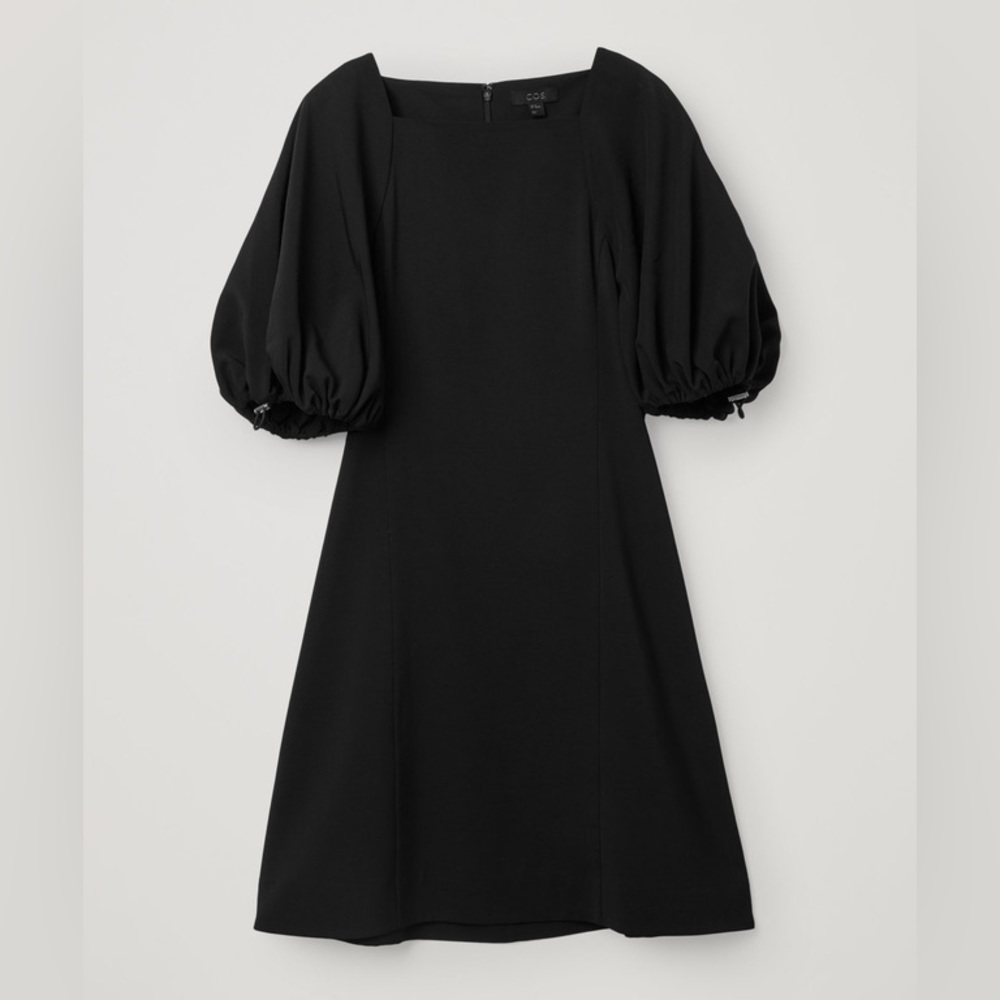 COS A-Line Puff Sleeve Dress